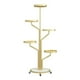 thumbnail image 3 of Soporte para plantas con ruedas, estante para plantas de Metal único móvil, estante de exhibición para plantas, soportes de flores de varios niveles Dorado, 3 of 8