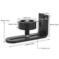 thumbnail image 4 of Door Household Carbon Steel Sliding Barn Door Floor Roller Guide with Bearing Hardware Fittings, 4 of 8