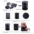 thumbnail image 3 of 360 Degree Rotating Cosmetic Case Holder Storage Box Skincare Plastic Makeup Organizer Box Table Detachable DIY Shelf for Bathroom White, 3 of 8