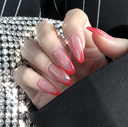 Colored-french-nails - ABOUT JEY