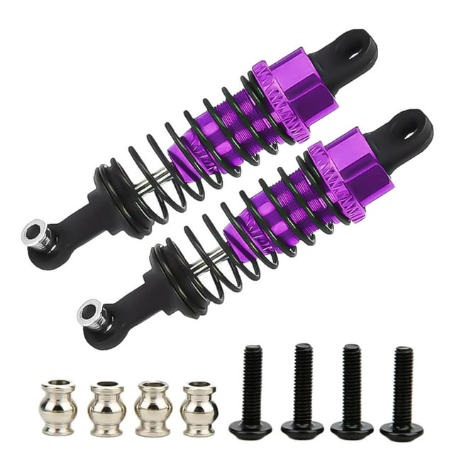 Amortiguador RC, amortiguador de choque , amortiguador de resorte RC, piezas de actualización aptas para WLtoys A949 A959 A969 A979 K Púrpura Sunnimix amortiguador de coche rc
