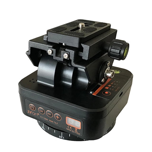 Milaget Programmable Panoramic Time-Lapse Tripod Head with Adjustable Rotating Angle, Direction - For Smartphones, Mirrorless and DSLR Cameras