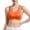 Orange, variant on T Back Sports Bras for Women Sports Bras for Girls Bandeau Bra with Support Low Back Bra Padded Sports Bra Bras Front Closure Training Bra for Women Womens Running Bra Wire Bras(Orange,2XL)