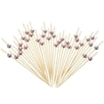 thumbnail image 4 of 200Pcs Bamboo Cocktail Picks Artificial Pearl Cocktail Sticks Skewers Appetizers Desserts Toothpicks, 4 of 7