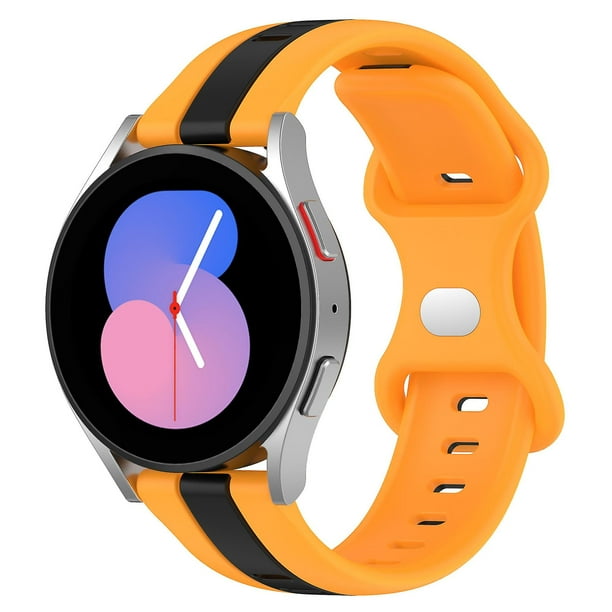 Samsung watch 4 40mm Correa de silicona compatible adecuada Compatible con Samsung Galaxy Watch 3 4 5 Gear S3 Huawei Watch Gt2 3 Pro Smart Watch