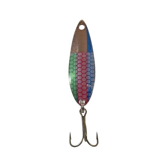 Cuillère leurre Lucky Strike Baitworks Rainbow, 2-3/4", cuillère de pêche