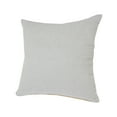thumbnail image 3 of Ox Bay Tatum 20" x 20" Light Gray Solid Cotton Adult Decorative Throw Pillow Cover, 3 of 10