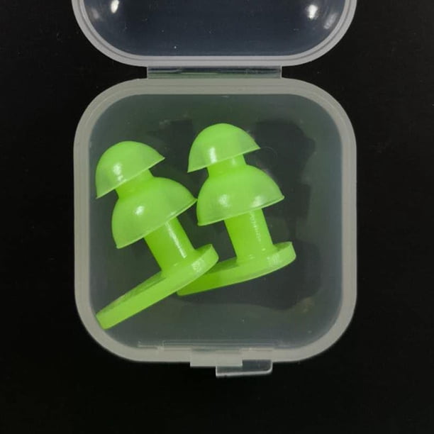 Tapones para los oídos de silicona para niños cómodos Tapones para los oídos impermeables para niños Tapones para los oídos para nadar para niños en caja