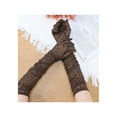 thumbnail image 6 of INSPIRE CHIC Women's Long Tulle Sheer Glove Leopard Print  21" Elbow Length Finger Gothic for Halloween Opera Masquerade Brown, 6 of 6