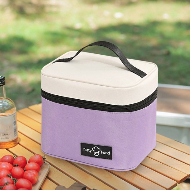 Bolsa de picnic Bolsa de almuerzo portátil Bolsa térmica de alimentos para viajes de picnic en la playa Viaje por carretera
