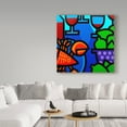 thumbnail image 3 of Trademark Fine Art 'Lobster Wine and Limes' Canvas Art by John Nolan, 3 of 3