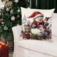 thumbnail image 1 of Three-dimensional Effect Pillowcase Christmas Pillow Cover Festival Decoration Sofa Decoration Flax Pillowcase Bedroom Home Sofa Decoration Sofa Pillowcase, 1 of 8