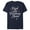 Navy Blue, variant on Men's Lost Gods Coffee and Christmas Movies Distressed Graphic Tee Red Small