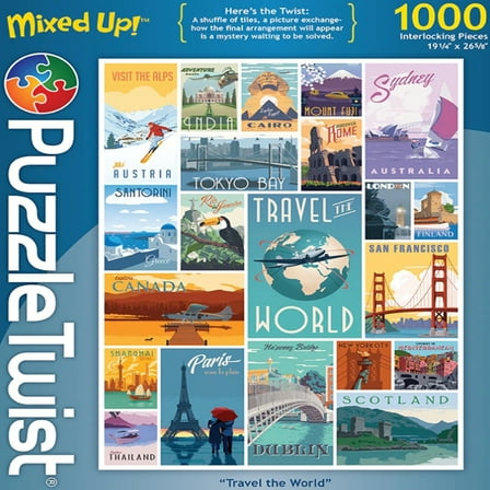 Travel The World - Mixed Up!, 1000 Pieces, Jigsaw Puzzle