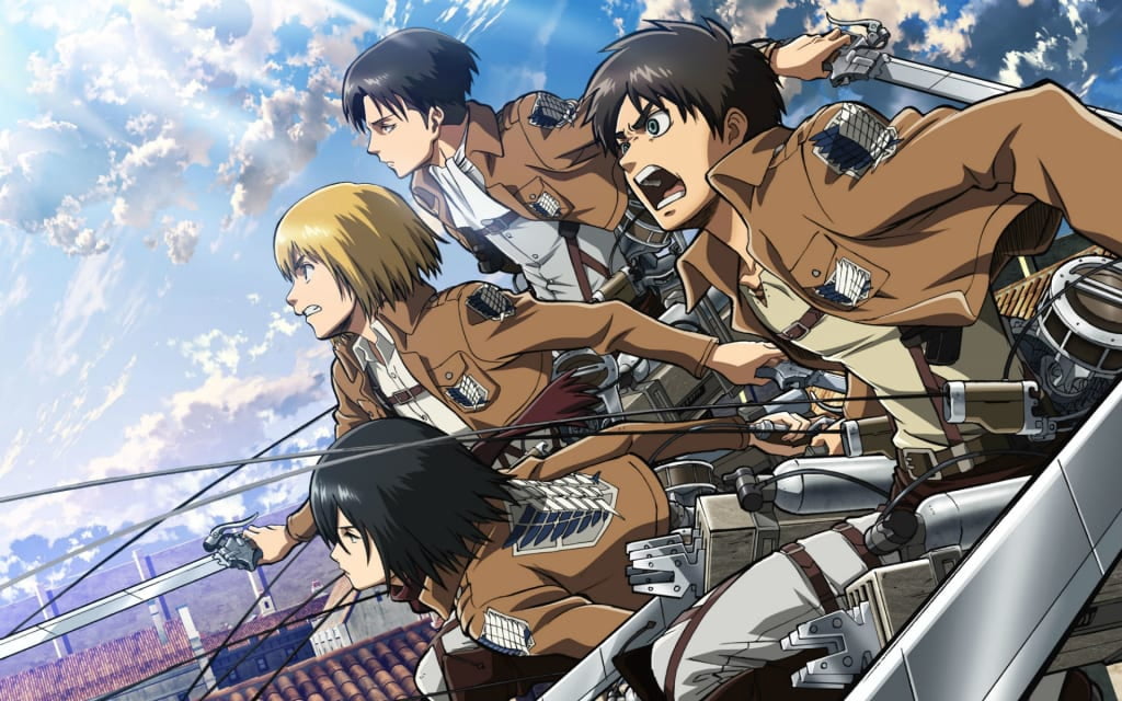 Attack on Titan Complete Series Seasons 1-4 Episodes 1-87 (Blu-ray)