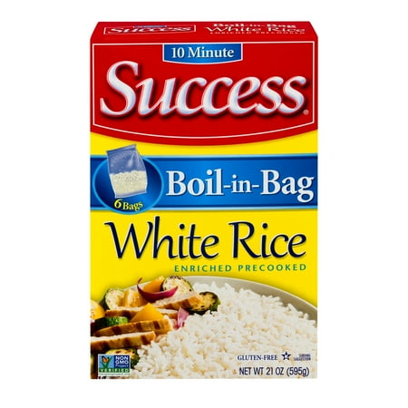 Success White Boil-In Bag, 21 oz, 6 Count