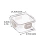 thumbnail image 4 of XWSHYW Utensilios y Gadgets de Cocina. Tanque Sellado Cuadrado de Almacenamiento de Cocina, Tanque de Almacenamiento de Granos, Refrigerador de Plástico de Calidad Alimentaria para Mascotas, Caja de, 4 of 4