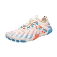 thumbnail image 3 of lnmuld Men Women Barefoot Shoes, Breathable Mesh Shoes for Water Yoga Fitness Hiking Color:Beige,Size:7, 3 of 7