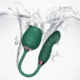 thumbnail image 6 of XBONP Rose Vibrator Sucking Vibrator 10 Speed Vibrating Rose Toy G-Spot Massager Sex Toys Green, 6 of 7