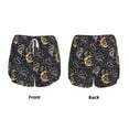 thumbnail image 3 of Fuzoiu Snake Sleep Print Women's Athletic Shorts, Double-Layer Running Shorts with Pocket,Women's Workout Shorts for Yoga, Gym, and Workouts-X-Large, 3 of 7