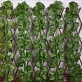 thumbnail image 4 of 12Pcs Imitation Rattan Plastic Wall Hanging Green Plant Leaf Fake Flower Vines Decoration  Type 1, 4 of 8