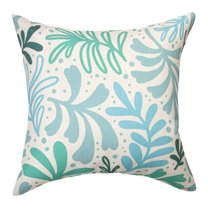 Manual Weavers Under the Sea Square Throw Pillow - 18" - Blue and Green