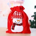 thumbnail image 5 of Cheapark Cute Christmas Drawstring Gift Bags - Festive Reusable Present Bags for Holiday Gifting, Christmas Party Favor Supplies, 5 of 6