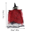 thumbnail image 2 of Fiudx Decoración de Gnomo de Halloween, Figura Única de Enano, Base Estable, Perfecta para Fiestas En Casa, Decoración de Sala de Estar y Escritorio, Regalo Navideño, Materiales Duraderos, 1 Colgante, 2 of 2