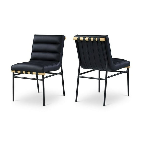 Meridian Furniture Burke Black Dining Chair (Set of 2)