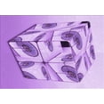 thumbnail image 1 of Ahgly Company Machine Washable Indoor Rectangle Transitional Purple Area Rugs, 6' x 9', 1 of 7