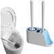 thumbnail image 5 of Juego de escobilla para inodoro, cepillo portátil para cuenco, estropajo de baño de limpieza de silicona, herramienta de limpieza de inodoro reutilizable, ahorro de espacio, 5 of 5