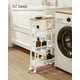 thumbnail image 3 of Carrito para muebles VASAGLE ULRC032W09 13x45x77 cm 2,8 kg blanco, 3 of 9