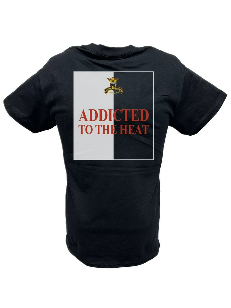 Eddie Guerrero Scarface Addicted to the Heat Mens Black T-shirt M