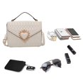 thumbnail image 4 of Bolsos cruzados para mujer Bolsos pequeños Bolso de hombro Bolso de noche para mujer con correa de cadena, 4 of 5