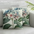 thumbnail image 3 of Nawypu Blue Green Hydrangea Pillow Covers , Spring Summer Floral Flower Market Throw Pillows Cases, Farmhouse Decor Cushion Covers for Home Couch Outdoor, 3 of 5