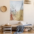 thumbnail image 2 of Vintage Decor Wall Hanging Tapestry, An Old Guitar and a Vintage Bike Standing in the Beach Vacation Enjoy Summer Photo, Bedroom Living Room Dorm Accessories, 60 X 80 Inches, by Ambesonne, 2 of 5