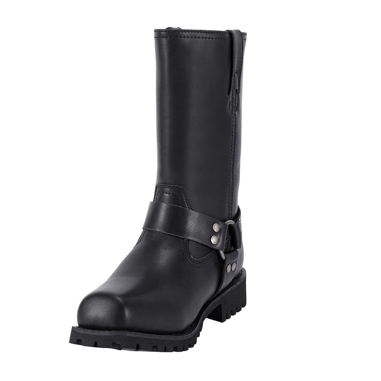 Dream Apparel Men\'s Motorcycle Riding Mid Calf Biker Boots Waterproof Black Dream Apparel Men main image 2