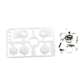 thumbnail image 3 of Servo Saver Accesorios Portátil Compacto con Tornillos Piezas de Actualización Brazo de Dirección para Modelo a Escala 1:10 Coche guete Camión Ho Blanco Hugo Ahorrador de servo, 3 of 8