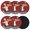 Red, variant on Funny Chef Coasters Set of 2, Absorbent Coasters for Drinks, Food Cooking Farmhouse Buffalo Plaid Brown Coaster for Desk Coffee Table Protection, Home Decor House Warming Gifts 4"