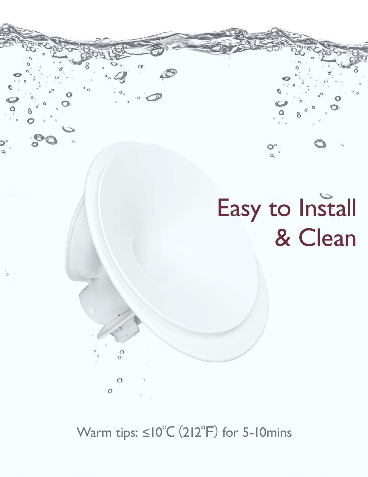 Momcozy Mobile Flow Breast Pump 24mm flange, Original Momcozy M9 Mobile Flow Breast Pump Replacement Accessories, 1PC