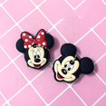 thumbnail image 2 of 1pcs Gato De Dibujos Animados Llavero Gorra Minnie Anime De Silicona Sutura Coche Mickey Cadena, 2 of 4