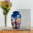 thumbnail image 7 of MUKTIVE Penguin Memorial Burial Urns for Adult Ashes Mother & Father, Blue Cremation Funeral Urn for Ashes for Male & Female, Large Sky lantern Urns for Adult Teenager, 10 Inch, 7 of 7