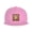 Pink, variant on Flat Bill Visor Classic Snapback Hat Dark Giraffe Print Adjustable Baseball Cap for Men Women Black