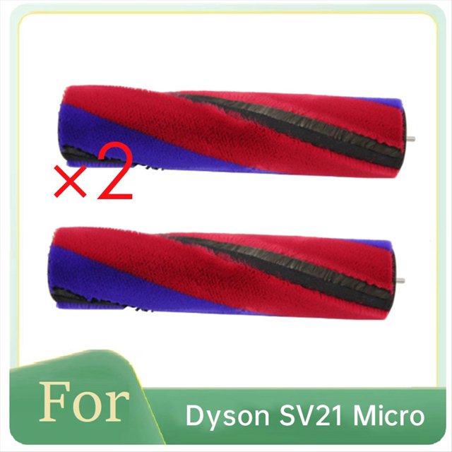2 Cepillos Principales para Aspiradora para SV21 Micro, Cepillos de Rodillo de Terciopelo Suave, Accesorios.