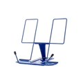 thumbnail image 2 of KTFgvq Metal Reading Stand Foldable Portable Book Holder Sheet Music Stand for Home Office Desk, Blue, 2 of 9