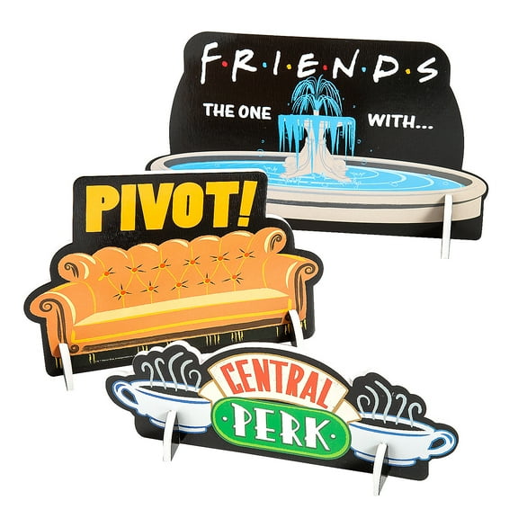 FRIENDS Centerpieces - 3 Pieces