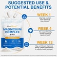 thumbnail image 4 of 3 Pack Magnesium Sleep Support, Dietary Supplement, Vegetarian Capsules, 90 Capsules, 4 of 10