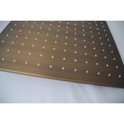 Cascada Ceiling Mount Rainfall LED Shower Head, (include Shower Arm) (12, Antique Brass)