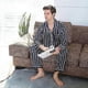 thumbnail image 1 of 2025 New Men's Long Sleeve Silk Satin Classic Printed Pajama Set Luxury Silky Pajamas Sleepwear Set-2025, 1 of 5