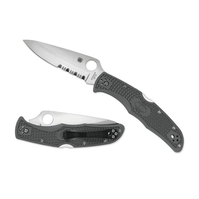 Spyderco Knives Endura 4 Lockback Foliage Green FRN VG-10 Stainless C10PSFG Cuchillo